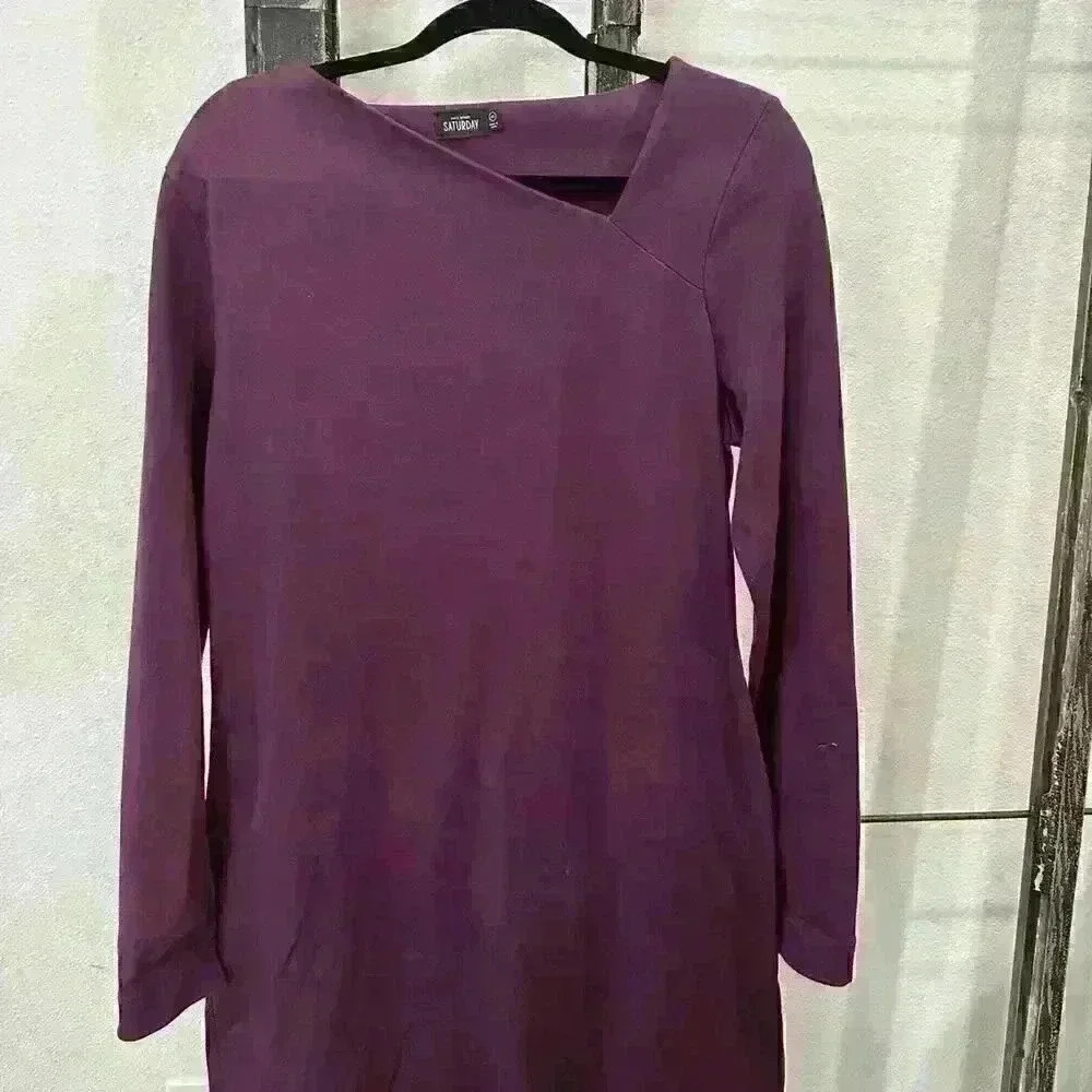 Saturday by Kate Spade geometric neck line dress